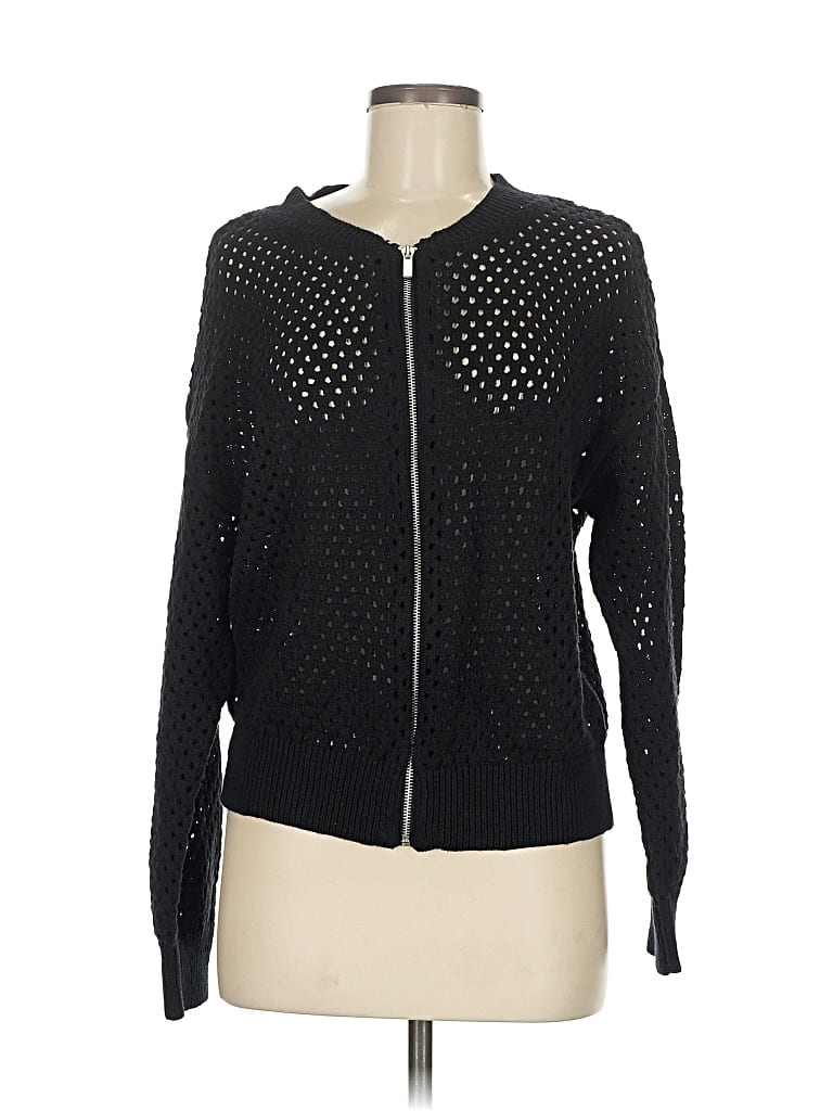 Pre-owned Sanctuary Cardigan Sweater In Black