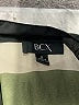 BCX 100% Polyester Stripes Gray Tan 3/4 Sleeve Blouse Size S - photo 7