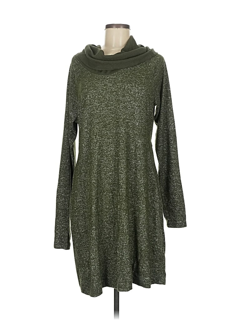 Pre-owned Cabi Turtleneck Sweater In Green