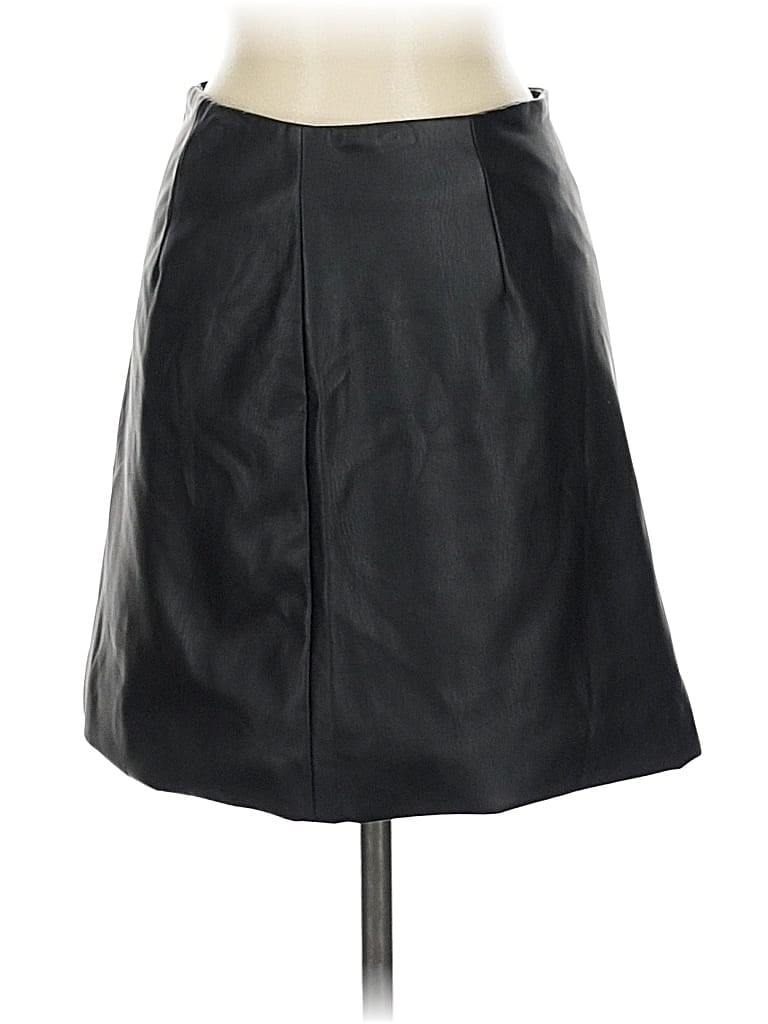 Maeve By Anthropologie Faux Leather Skirt In Black