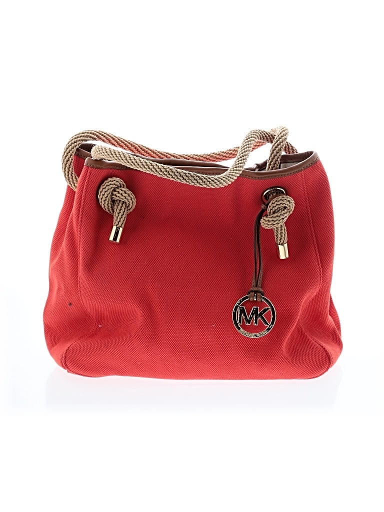 Pre-owned Michael Michael Kors Satchel In Orange