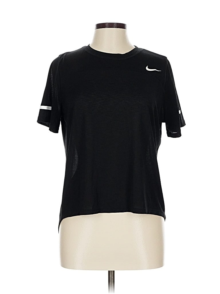 Pre-owned Nike Active T-shirt In Black
