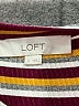 Ann Taylor LOFT Stripes Brown Casual Dress Size S - photo 6