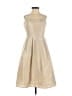 J.Crew 100% Silk Solid Tan Ivory Cocktail Dress Size 4 - photo 1