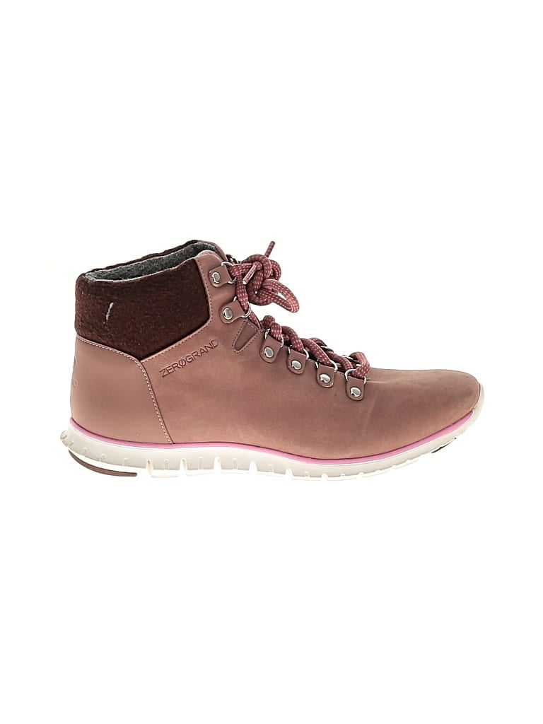 Pre-owned Cole Haan Zerogrand Ankle Boots In Pink