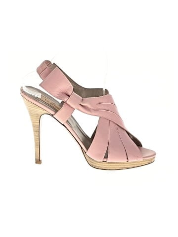 Valentino Garavani Leather Bow-Top Sandals (view 1)