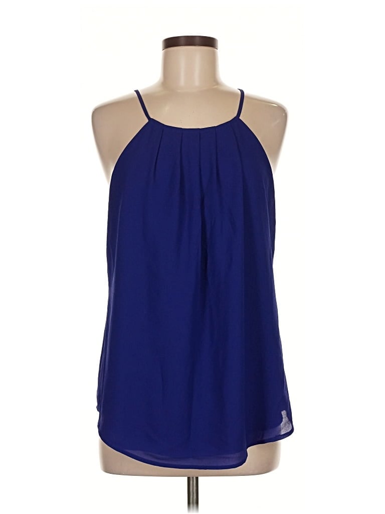 Pre-owned Sanctuary Sleeveless Blouse In Blue