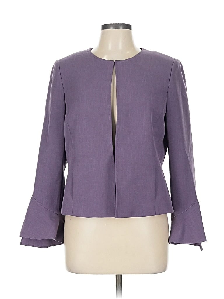 Pre-owned Tahari By Asl Blazer Jacket In Purple