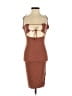 Oh Polly 100% Polyester Brown Cocktail Dress Size 0 - photo 1