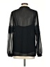 MICHAEL Michael Kors Blue Black Long Sleeve Blouse Size S - photo 2