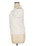 Unbranded 100% Polyester Ivory Short Sleeve Blouse Size L - photo 5
