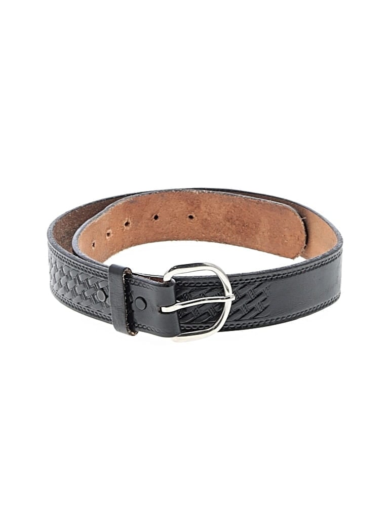 Pre-owned Unbranded Leather Belt In Black