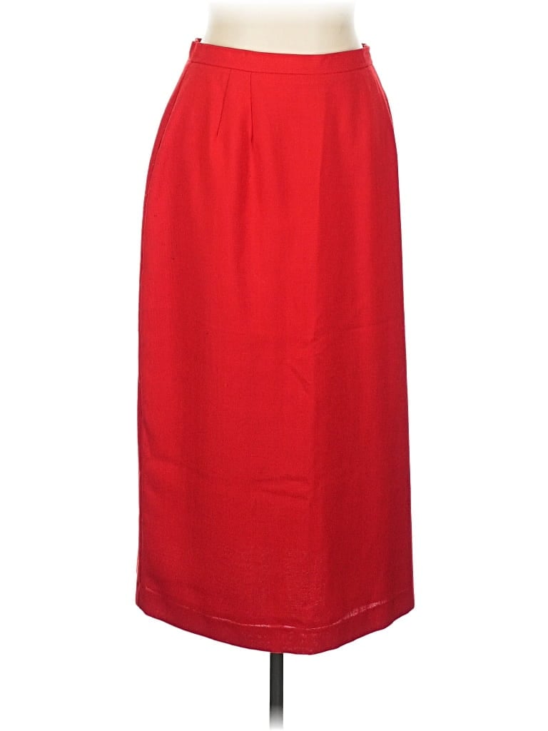 Pre-owned Michele Formal Skirt In Red