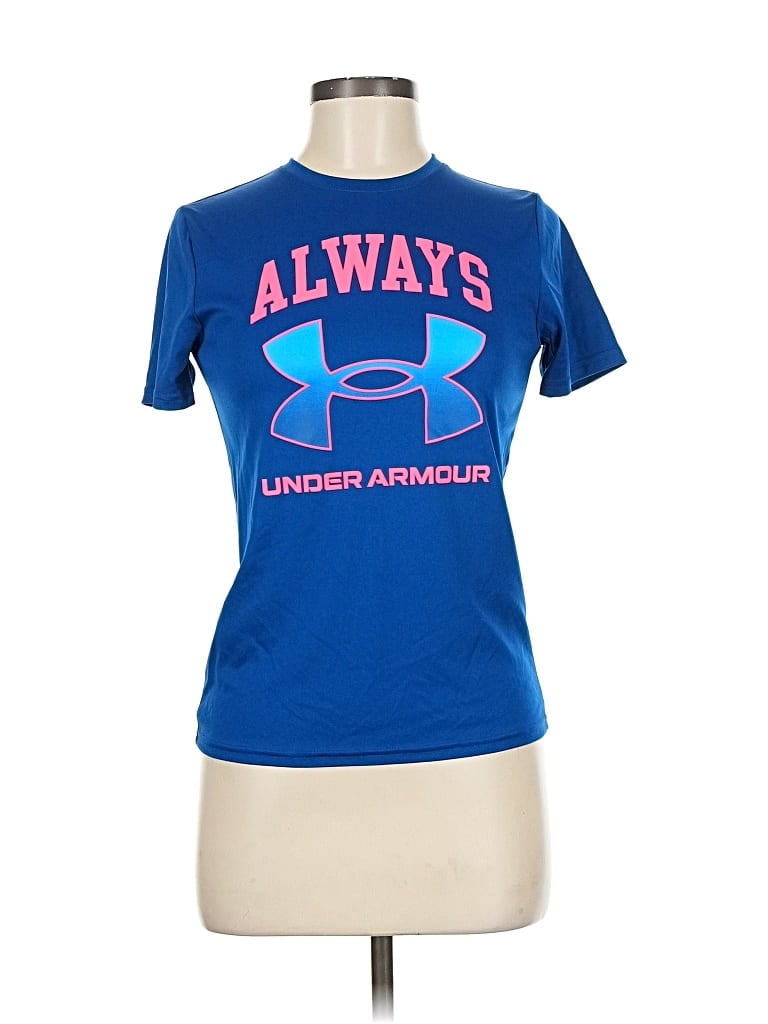 Pre-owned Under Armour Active T-shirt In Blue