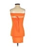 Oh Polly Color Block Orange Cocktail Dress Size 0 - photo 2