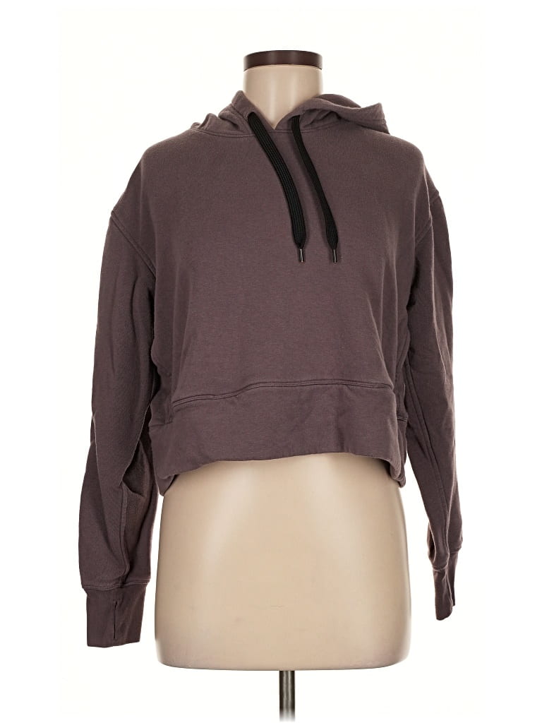 Pre-owned Public Rec Pullover Hoodie In Brown