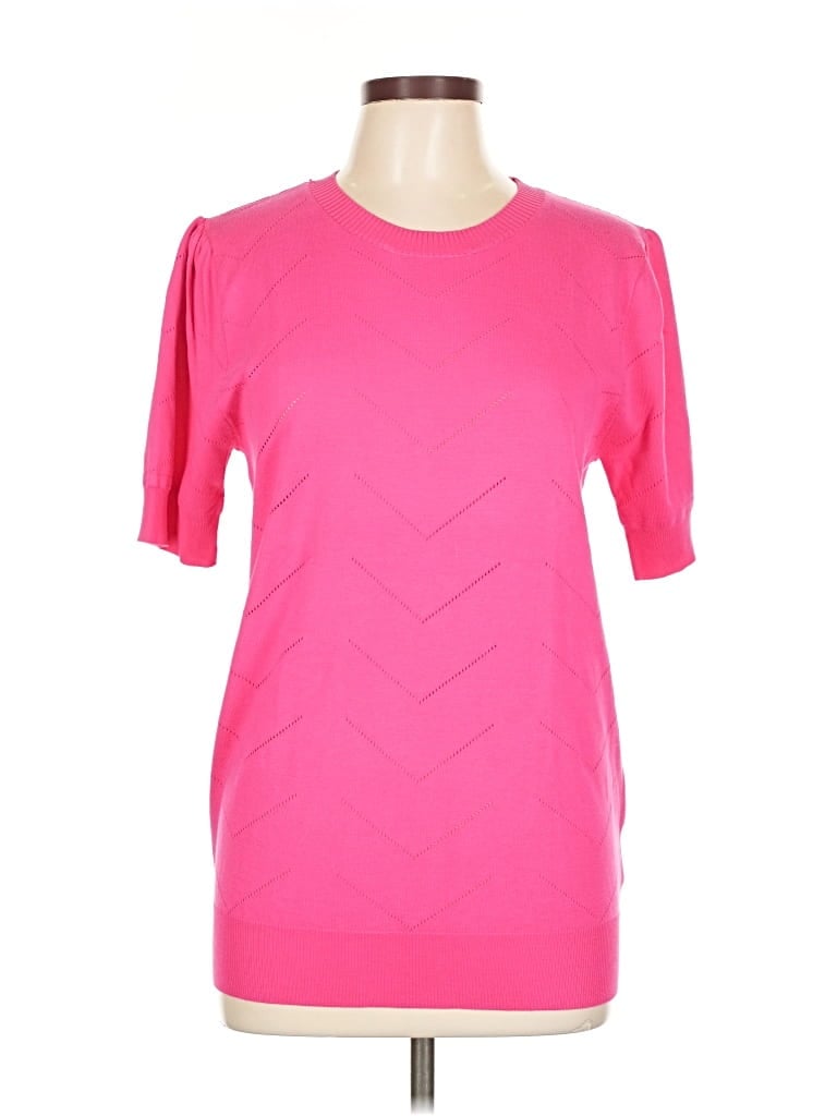 Pre-owned Assorted Brands Cardigan Sweater In Pink