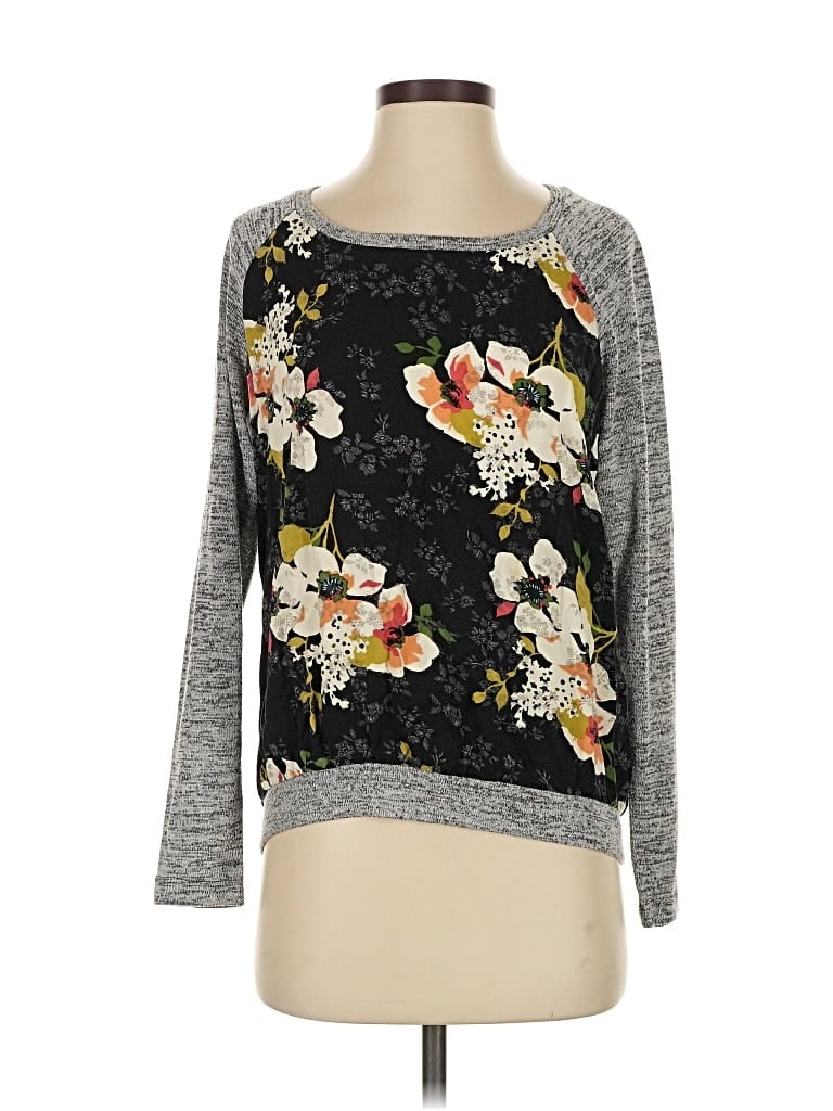 Pre-owned Kut From The Kloth 3/4 Sleeve T-shirt In Gray