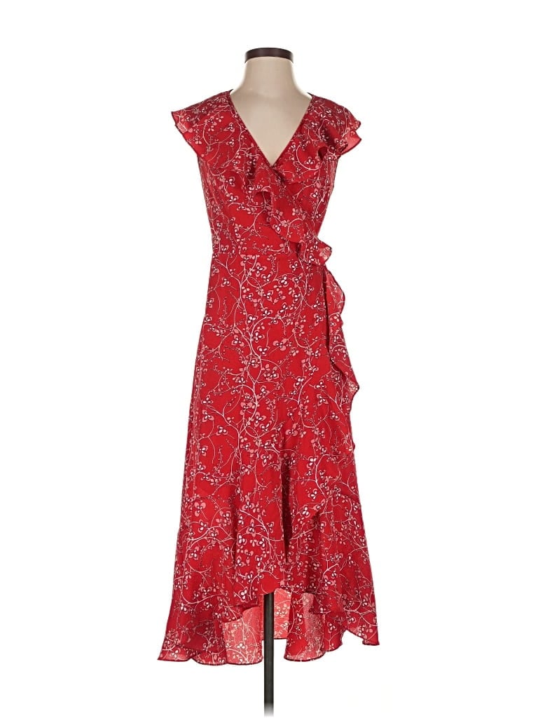 Pre-owned Max Studio Cocktail Dress In Red