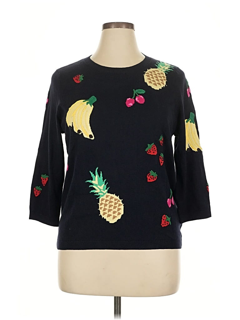 Pre-owned Talbots Pullover Sweater In Black