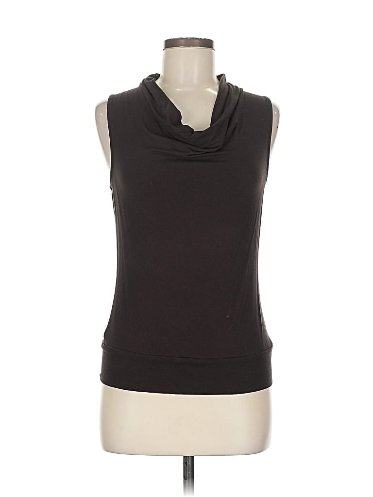 Pre-owned Michael Michael Kors Sleeveless Top Black Cowl Neck Tops
