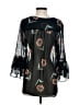 CAbi 100% Polyester Black 3/4 Sleeve Blouse Size S - photo 2