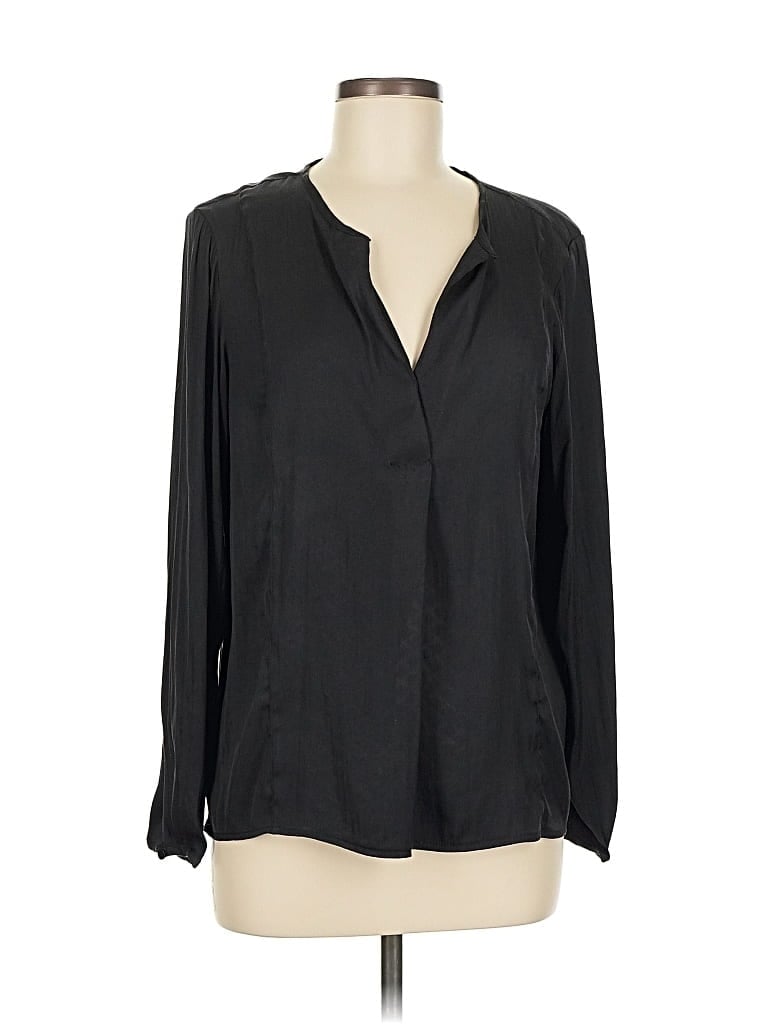 Pre-owned Philosophy Republic Clothing Long Sleeve Polo Shirt In Black