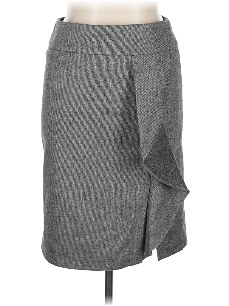 Pre-owned Talbots Formal Skirt In Gray