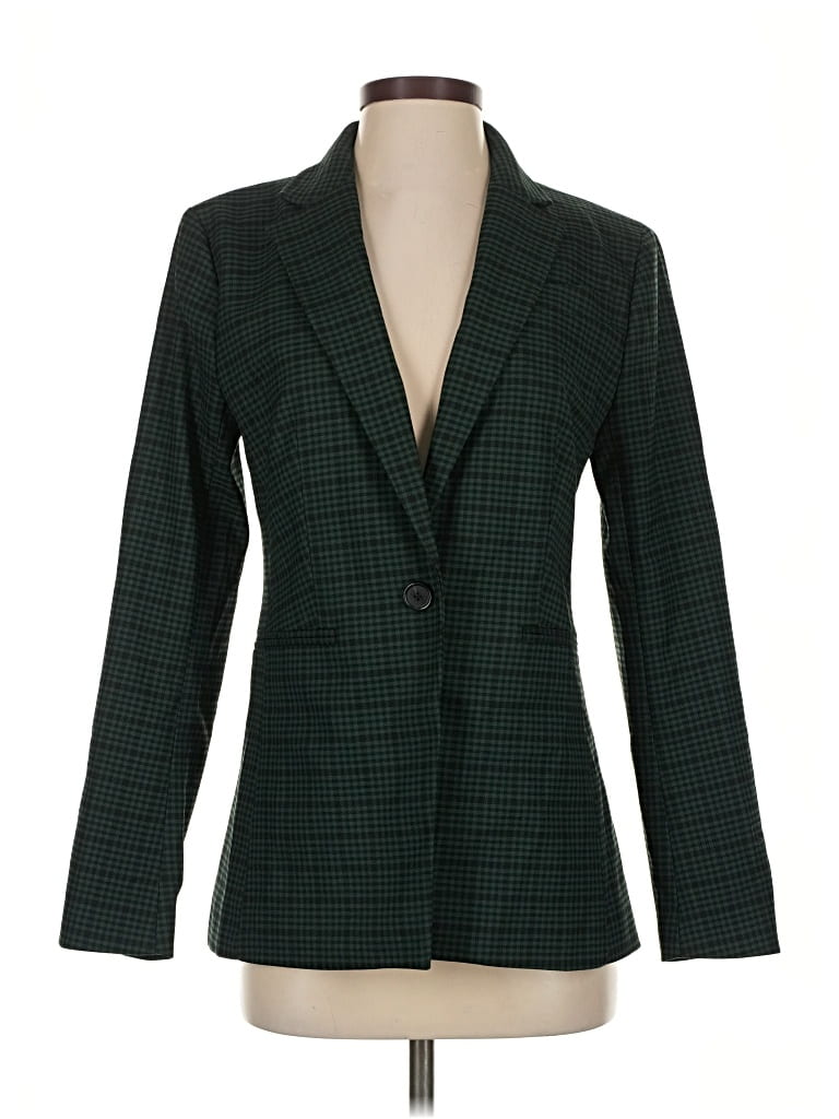 Pre-owned Ann Taylor Blazer Jacket In Green