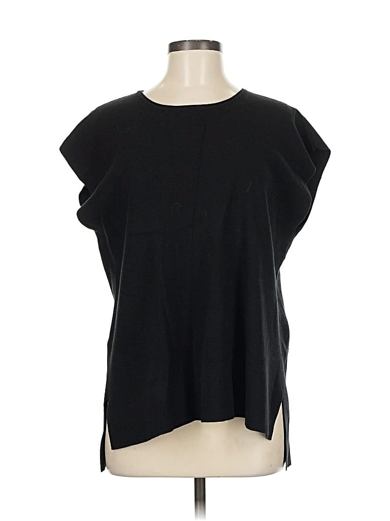 Pre-owned Unbranded Sleeveless T-shirt In Black
