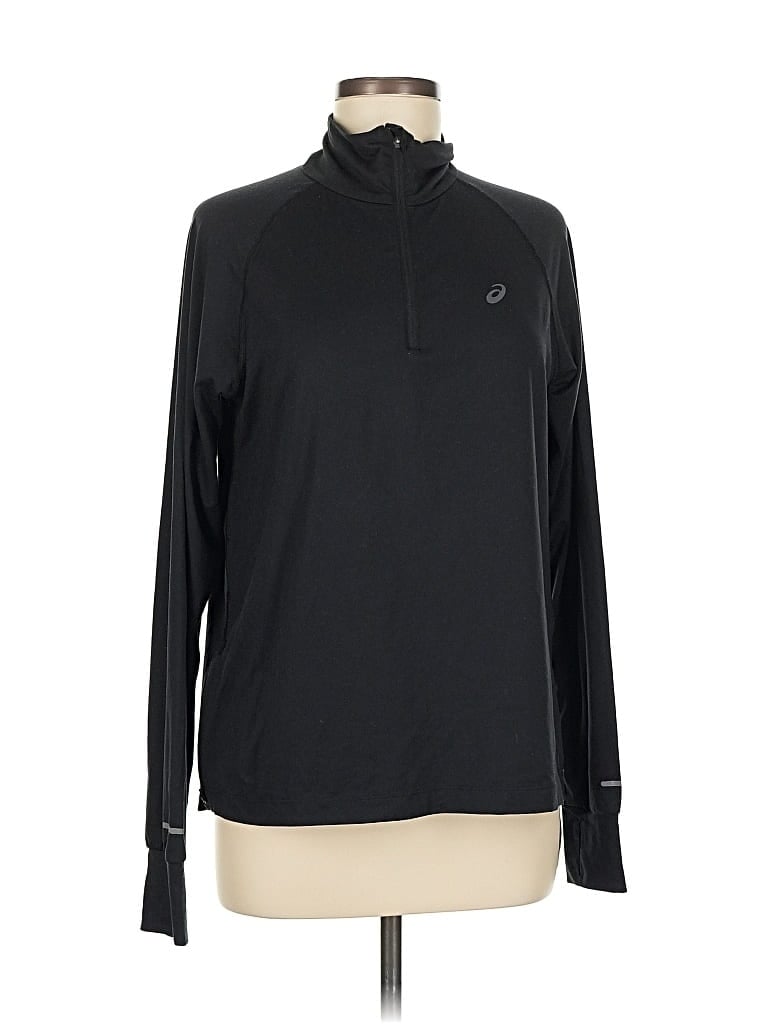 Pre-owned Asics Pullover Sweater In Black