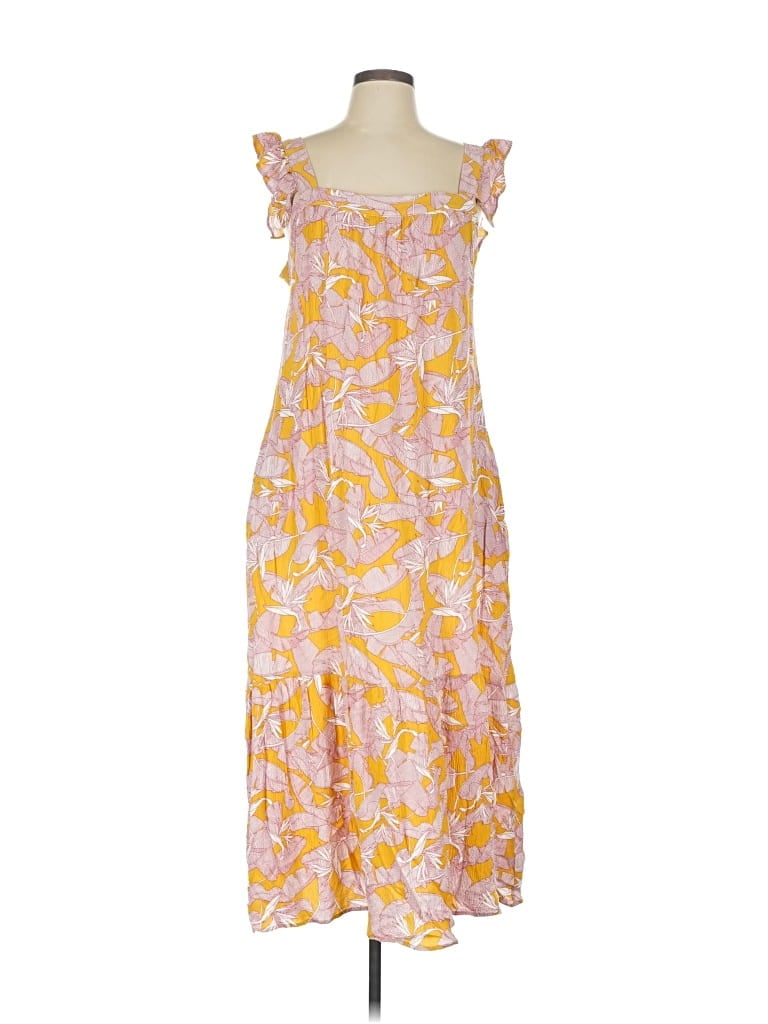 Pre-owned Knox Rose Casual Dress In Yellow