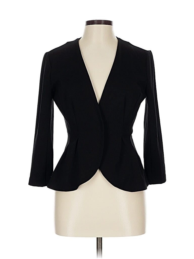 Pre-owned Elle Blazer Jacket In Black