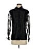 Henri Bendel 100% Polyester Black Long Sleeve Blouse Size S (estimated) - photo 1