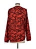MICHAEL Michael Kors 100% Polyester Animal Print Red Long Sleeve Blouse Size S - photo 2