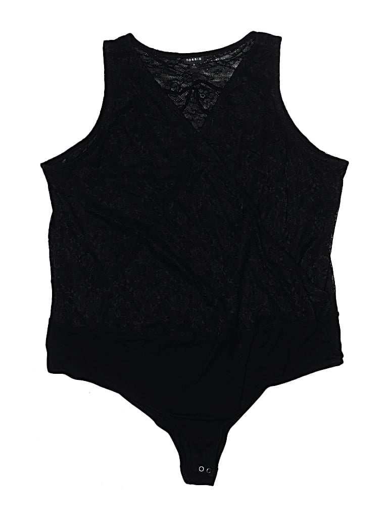 Pre-owned Torrid Bodysuit In Black