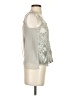 Express 100% Polyester Silver Sleeveless Top Size XS - photo 4