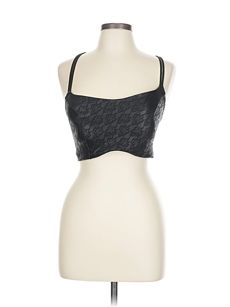 Vsx Sport Tank Top Black Strapless Neckline Tops In Black