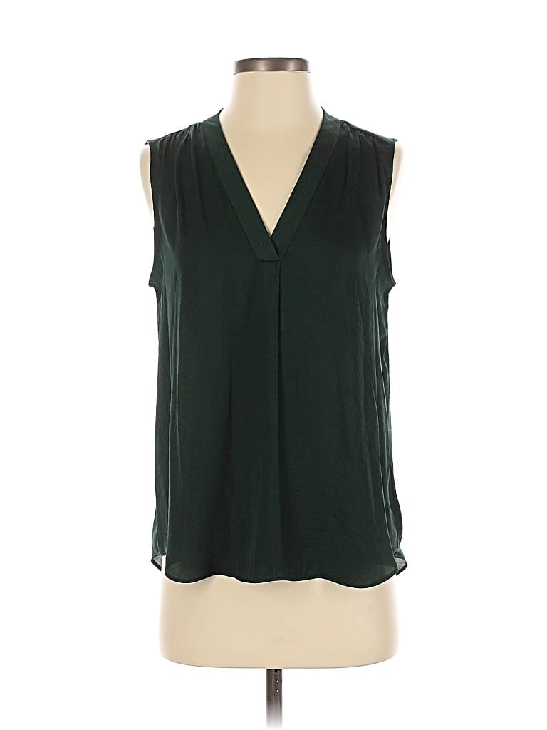 Pre-owned Vince Camuto Sleeveless Blouse In Green