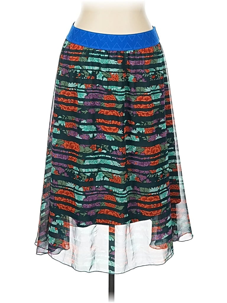 Pre-owned Lularoe Casual Skirt In Green