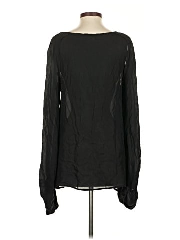 Chelsea Flower Long Sleeve Silk Top (view 2)