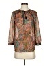 Edme & Esyllte 100% Polyester Paisley Orange 3/4 Sleeve Blouse Size 2 - photo 1