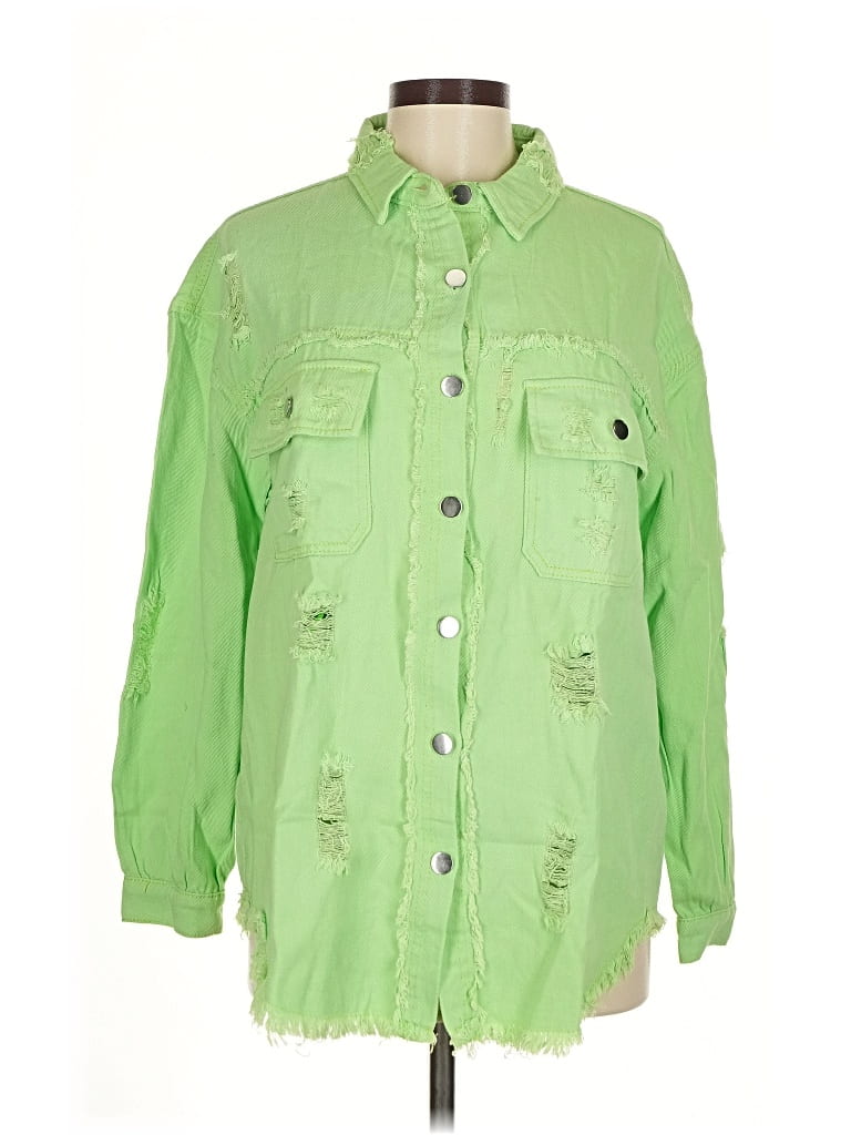 Pre-owned Unbranded Raincoat In Green