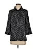 Stile Benetton Polka Dots Black 3/4 Sleeve Button-Down Shirt Size S (estimated) - photo 1