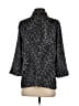 Stile Benetton Polka Dots Black 3/4 Sleeve Button-Down Shirt Size S (estimated) - photo 2