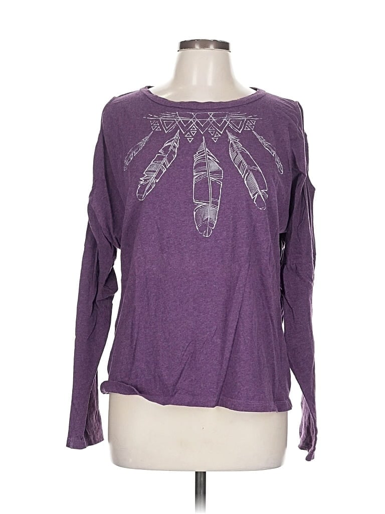 Pre-owned Synergy Long Sleeve T-shirt In Purple