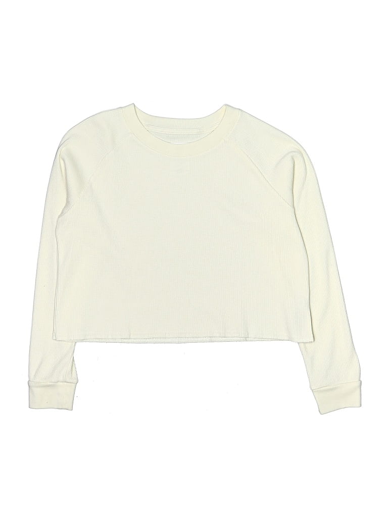 Pre-owned Gap Kids' Long Sleeve T-shirt In White