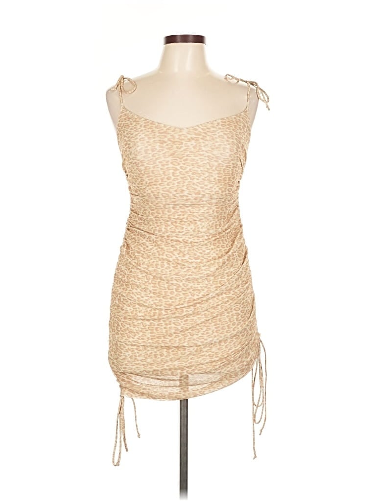 Pre-owned Kendall & Kylie Cocktail Dress In Brown