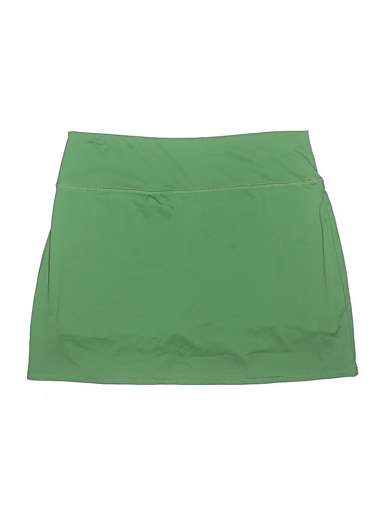 Pre-owned Real Essentials Active Skort In Green
