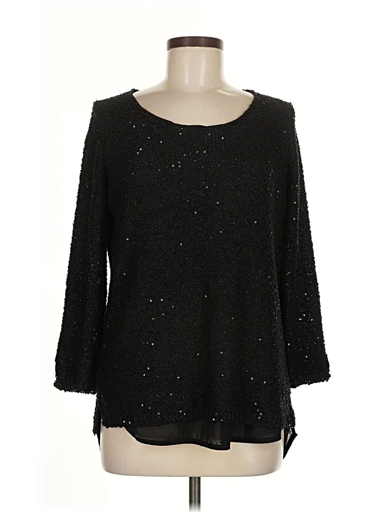 Pre-owned Sioni Pullover Sweater In Black